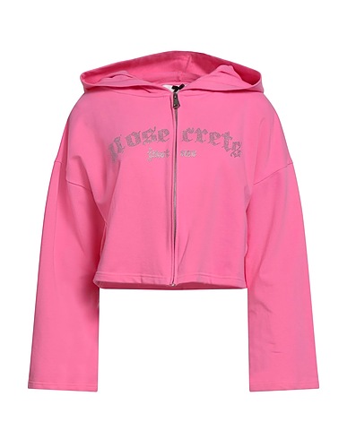 NO SECRETS Hooded track jacket  Pink 95% Cotton, 5% Elastane