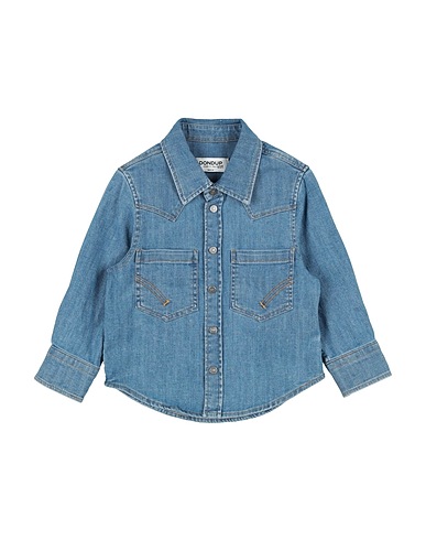 DONDUP Camicia di jeans KIDS Blu 98% Cotone, 2% Elastan