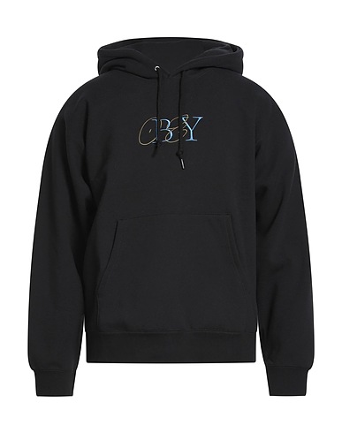 OBEY Hooded sweatshirt Black 58% Cotton, 42% Polyester