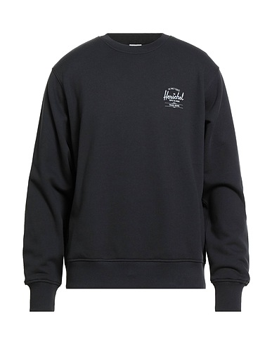 HERSCHEL SUPPLY CO. Sweatshirt Black 100% Cotton, Elastane