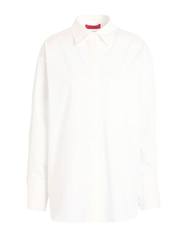 MAX&Co. Solid color shirts & blouses INES
 White 100% Cotton