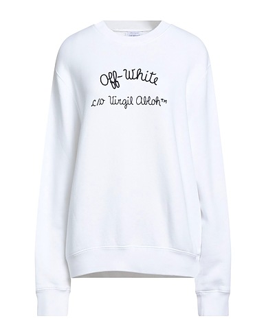 OFF-WHITE™ Sweatshirt White 100% Cotton, Elastane