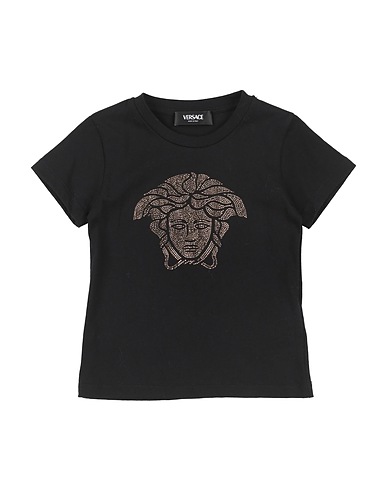 VERSACE YOUNG T-shirt Black 100% Cotton