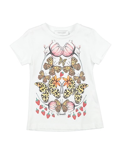 ROBERTO CAVALLI T-shirt JUNIOR White 100% Cotton