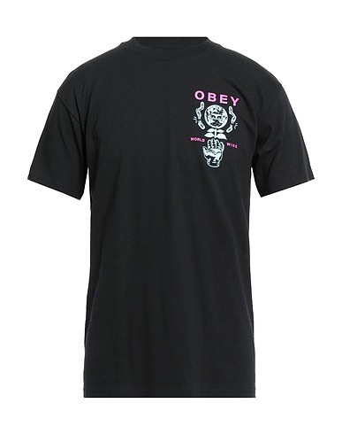 OBEY T-shirt Noir 100% Coton