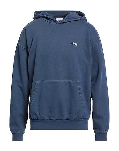 OBEY Hooded track jacket  Navy blue 100% Cotton