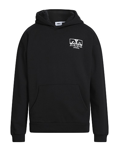 OBEY Hooded sweatshirt Black 70% Cotton, 30% Polyester