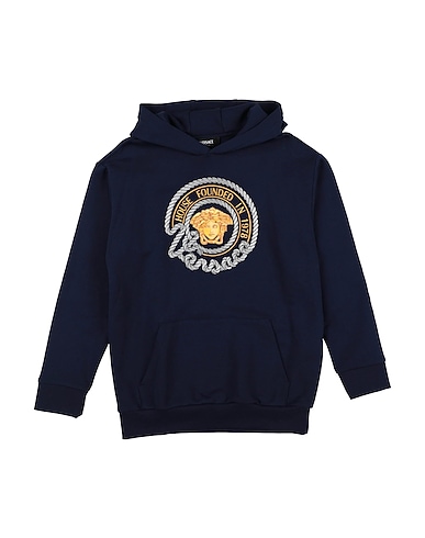 VERSACE YOUNG Sweat-shirt à capuche 100% Coton, Viscose, Polyester, Élasthanne