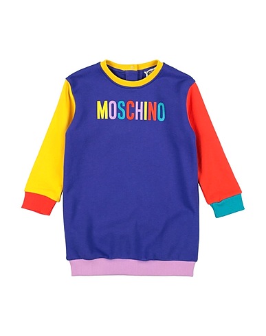 MOSCHINO BABY Dress Purple 100% Cotton