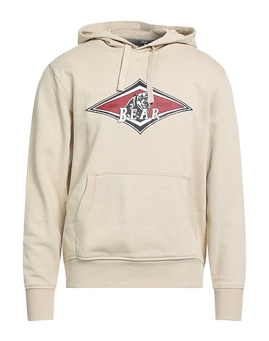 BEAR Hooded track jacket  Beige 100% Cotton