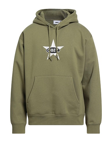 OBEY Felpa Verde militare 58% Cotone, 42% Poliestere