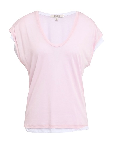 DOROTHEE SCHUMACHER Basic T-Shirt Rosa 70% Lyocell, 30% Baumwolle