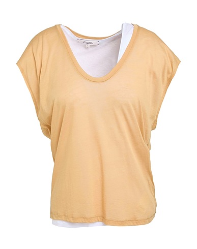 DOROTHEE SCHUMACHER Basic T-Shirt Sand 70% Lyocell, 30% Cotton