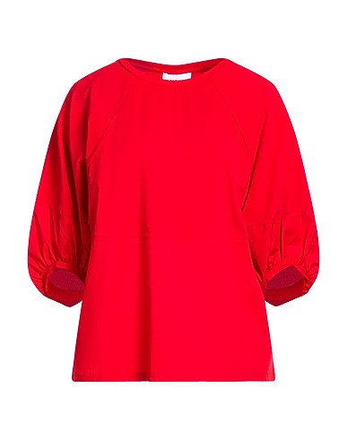 ALPHA STUDIO T-shirt Red 95% Cotton, 5% Elastane