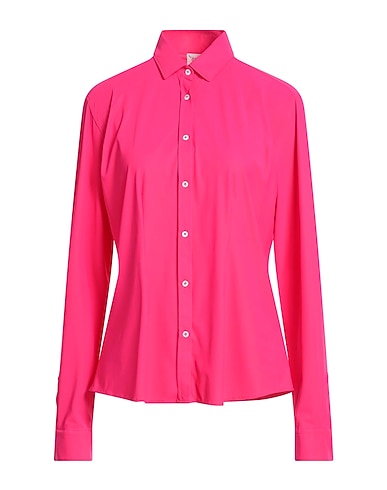 920 ITALIAN STYLE Solid color shirts & blouses FUCSIA 73% Polyamide, 27% Elastane