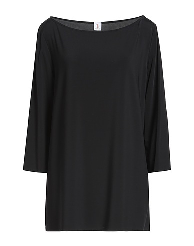 1-ONE T-shirt Nero 93% Viscosa, 7% Elastan
