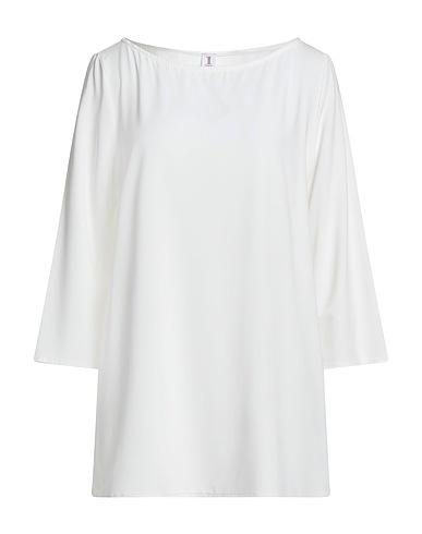 1-ONE Basic T-Shirt White 93% Viscose, 7% Elastane