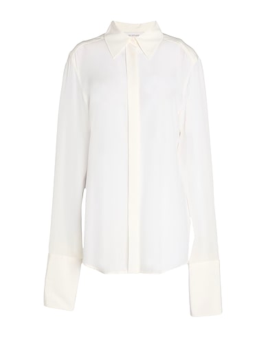 SPORTMAX Μεταξωτά πουκάμισα και μπλούζες Λευκό 100% Μετάξι