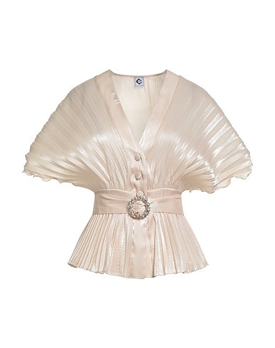 DOUBLE C Shirts Beige 57% Polyester, 36% Nylon, 7% Elastane