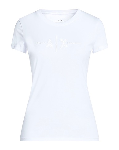 ARMANI EXCHANGE T-shirt Bianco 100% Cotone