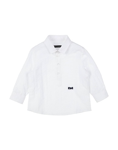 DANIELE ALESSANDRINI Chemise de couleur unie 80% Coton, 20% Lin