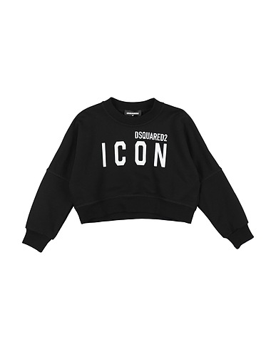 DSQUARED2 Sweatshirt ICON Black 100% Cotton, Elastane