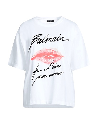 BALMAIN T-shirt White 100% Cotton