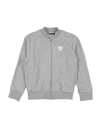 VERSACE YOUNG Sweatshirt Hellgrau 94% Baumwolle, 6% Elastan