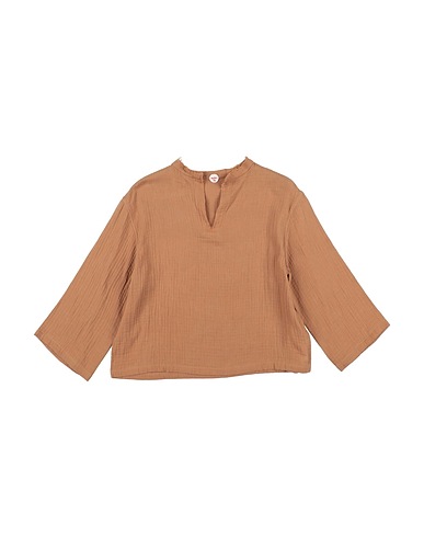 THE ROW KIDS T-shirt Cammello 100% Cotone