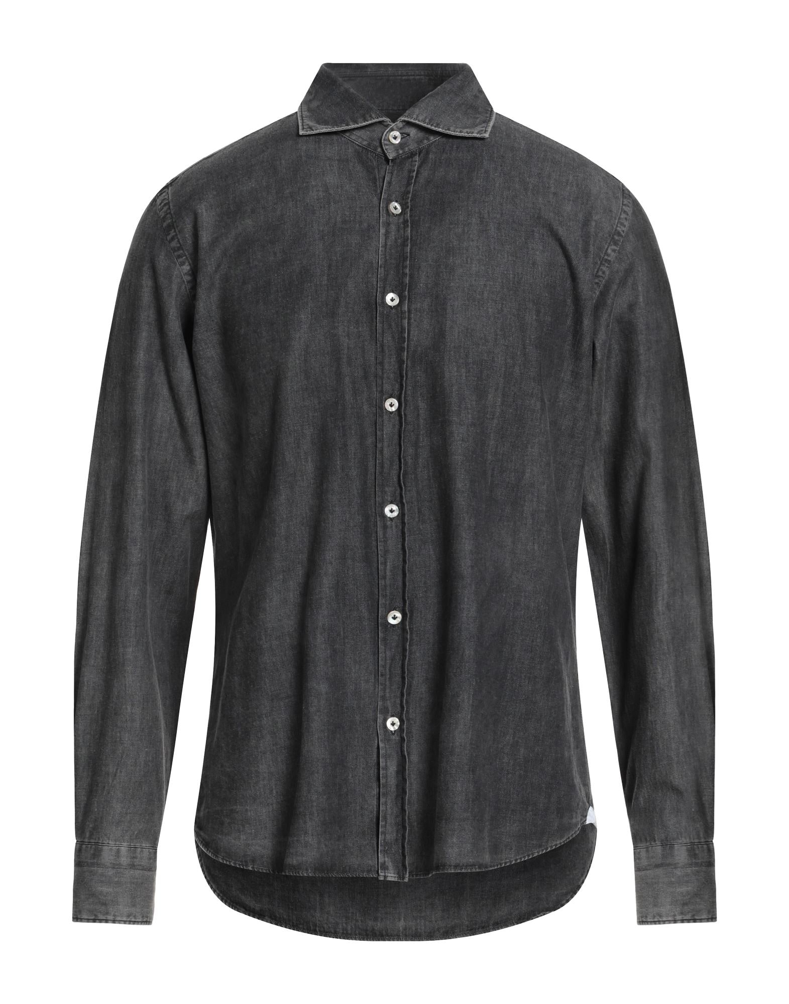 GIANNETTO PORTOFINO - Denim shirts