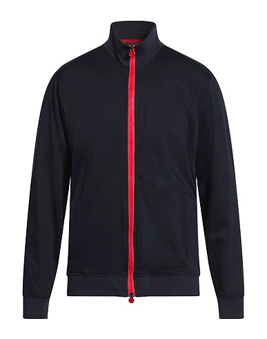 KITON Sweatshirt Midnight blue 100% Cotton, Elastane