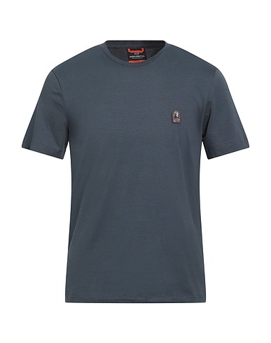 PARAJUMPERS Basic T-shirt Slate blue 100% Cotton