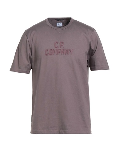 C.P. COMPANY T-shirt Taupe 100% Cotton