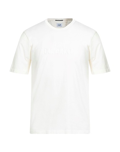 C.P. COMPANY T-shirt Ivory 100% Cotton
