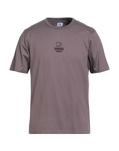 C.P. COMPANY T-shirt Taupe 100% Cotton