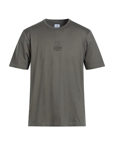 C.P. COMPANY T-Shirt Militärgrün 100% Baumwolle
