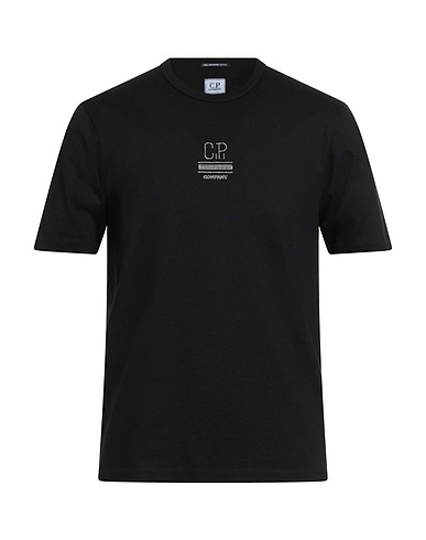 C.P. COMPANY T-Shirt Schwarz 100% Baumwolle