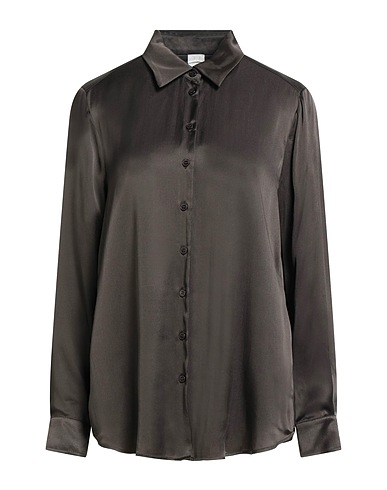 MARELLA Camicie e bluse tinta unita MONOCHROME Testa di moro 75% Acetato, 25% Seta