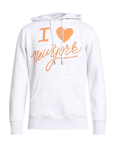 MARKET Hooded track jacket  Light grey 80% Cotton, 20% Polyester