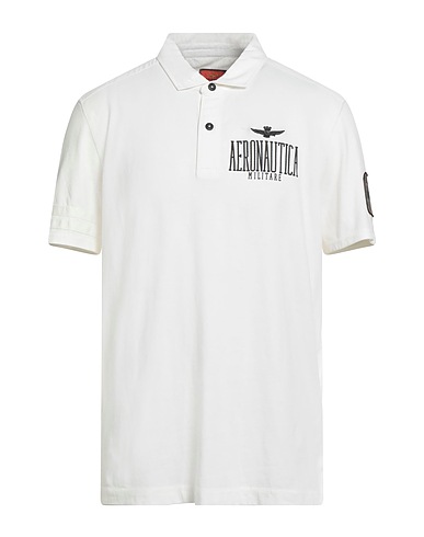AERONAUTICA MILITARE Polo shirt White 100% Cotton