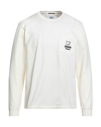 C.P. COMPANY T-shirt Ivory 100% Cotton