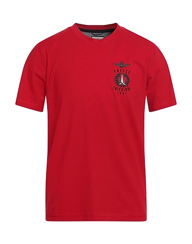 AERONAUTICA MILITARE T-shirt Red 95% Cotton, 5% Elastane