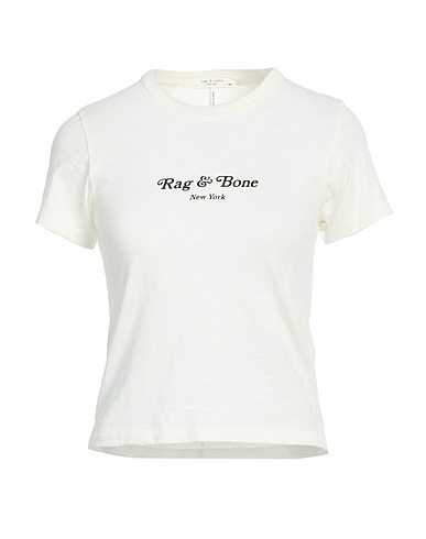 RAG & BONE Camiseta Marfil 100% Algodón Pima