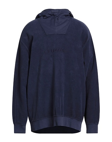 C.P. COMPANY Hooded track jacket  Midnight blue 100% Cotton