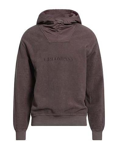 C.P. COMPANY Hooded sweatshirt Chocolate brown 100% Cotton