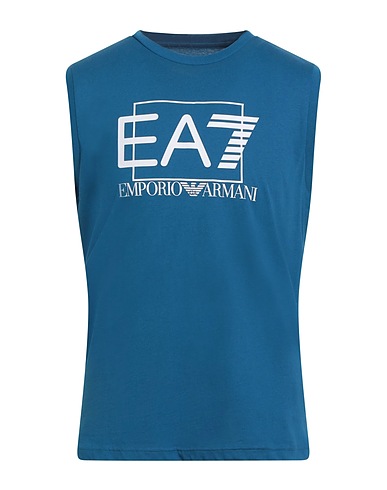 EA7 T-shirt Slate blue 100% Cotton