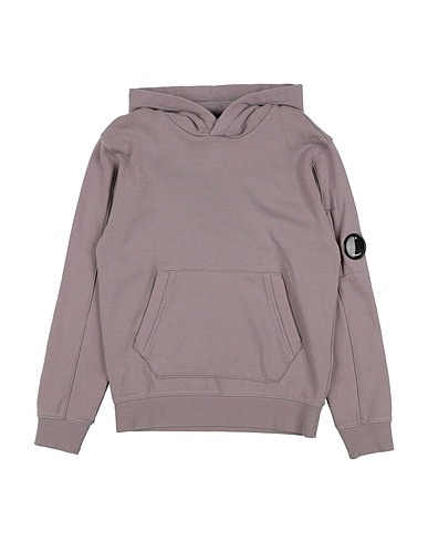C.P. COMPANY UNDERSIXTEEN Felpa Tortora 100% Cotone