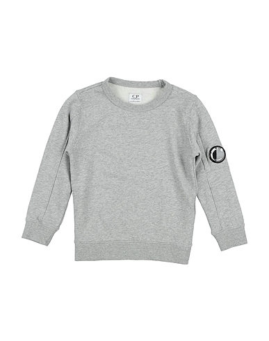 C.P. COMPANY UNDERSIXTEEN Felpa Grigio 100% Cotone
