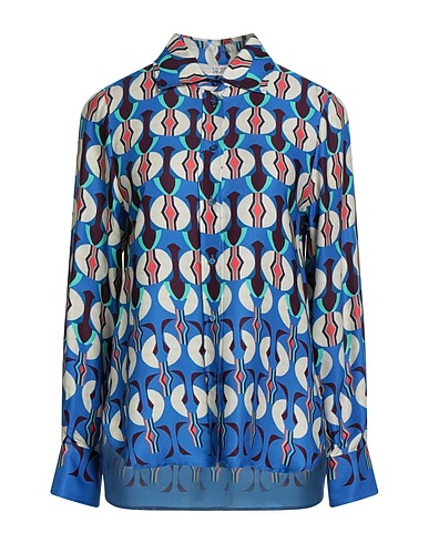 19.70 NINETEEN SEVENTY Hemden und Blusen mit Muster Blau 100% Viskose