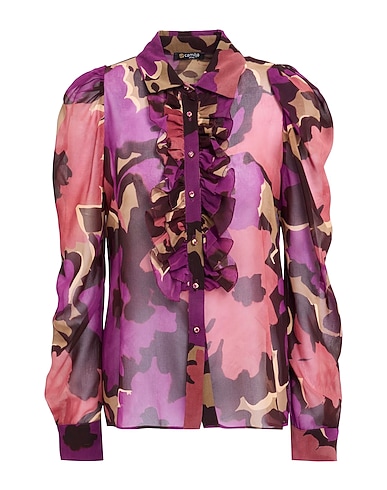 CAMILLA  Milano Patterned shirts & blouses Plum 100% Polyester